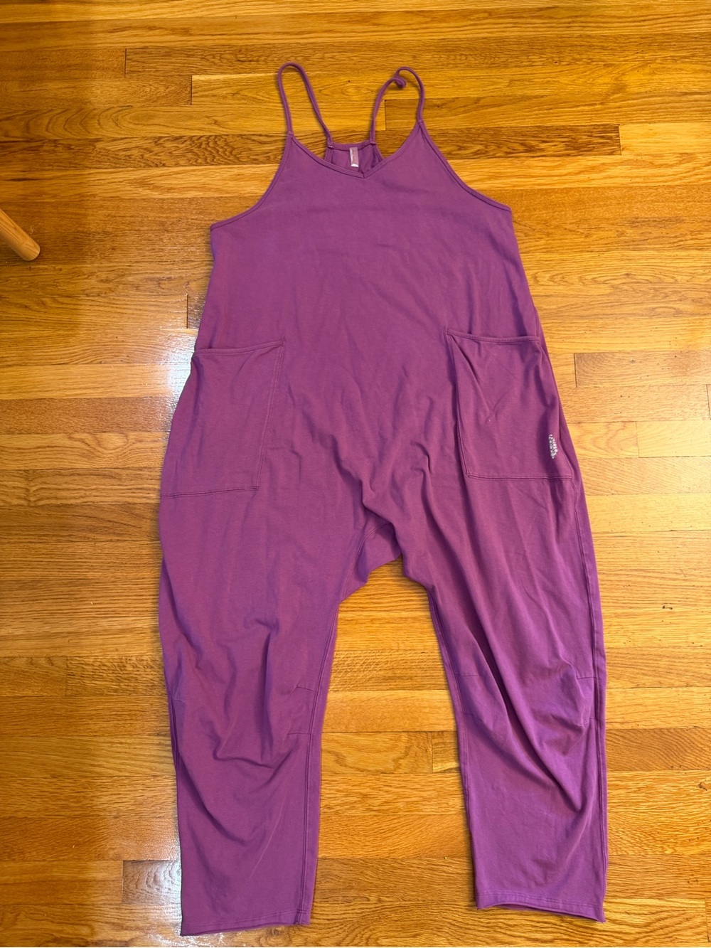 FP Movement Hot Shot Onesie by Free People in Deep Mulberry - Size Small